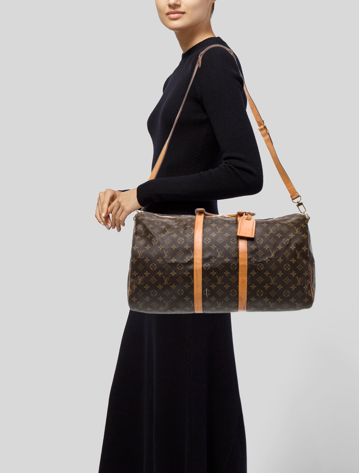 Louis Vuitton LV Monogram Keepall Bandouliere 55